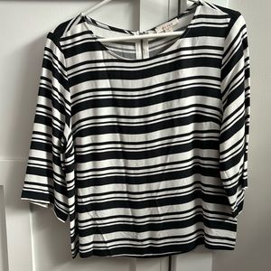 Ella Moss Striped Blouse